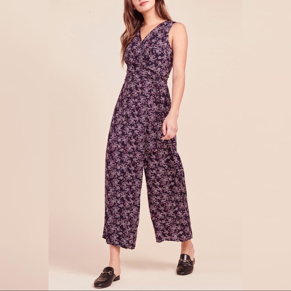 Jack by BB Dakota Swish Swish Jumpsuit Blue Size 4 NWT